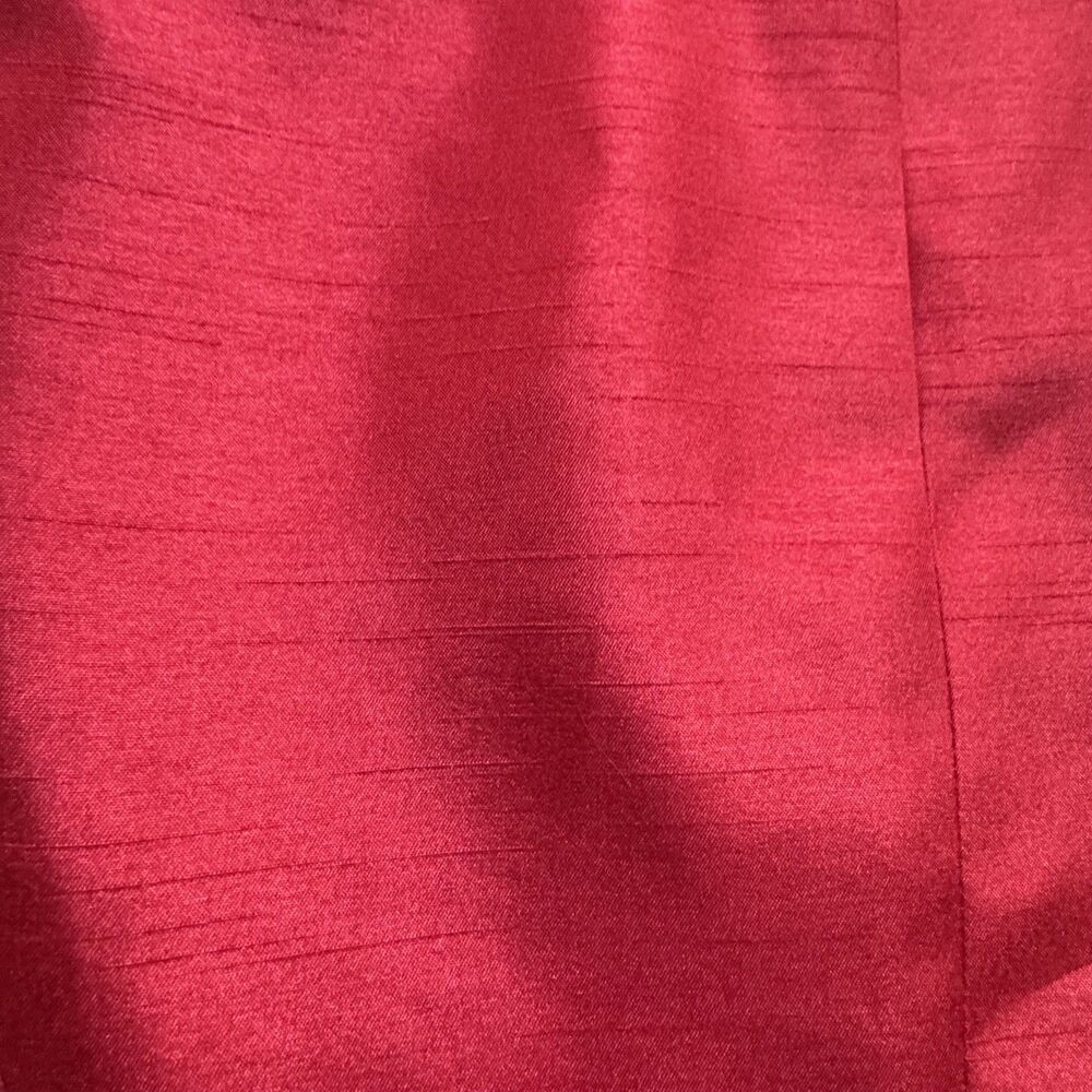 NWT Le Bos Jacket Blazer Short Red Peplum 3/4 Sleeve Womens Size 14W Holiday - Picture 4 of 15